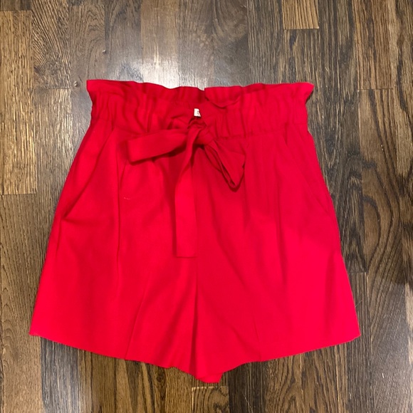 Maje red shorts - Picture 2 of 4